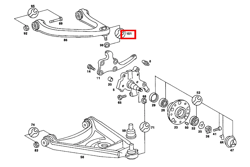 Ремкомплект пыльника шарнира для SLC-класса 107 Mercedes-Benz A0003300585