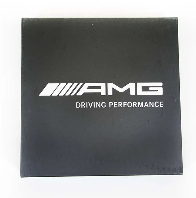 Колпачки ступиц AMG с гербом 4 шт. серебристо-чёрные Mercedes-Benz A0004003100