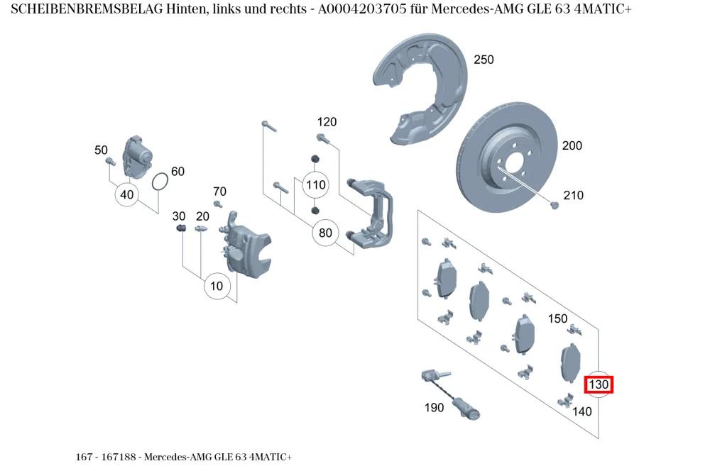 Тормозная колодка дискового тормоза Mercedes-Benz A000420370564