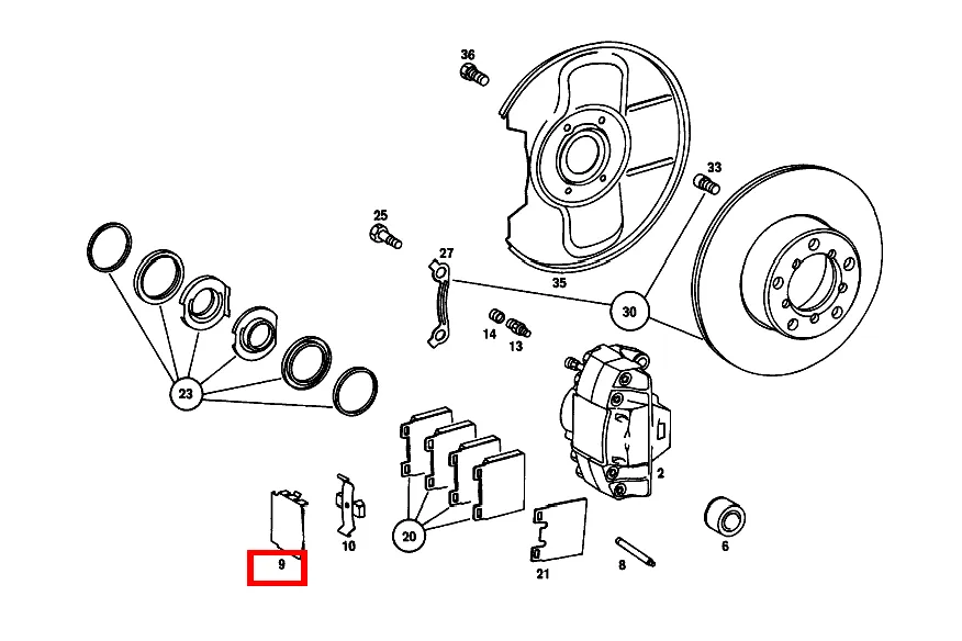 Крышка восьмой трубопровода 114 Mercedes-Benz A0004210220
