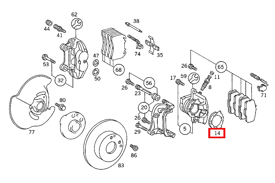 Теплозащитный экран Mercedes-Benz A0004211520
