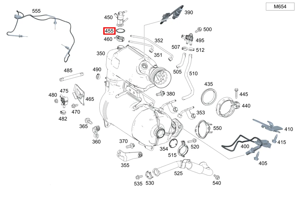 Профильный уплотнитель Mercedes-Benz A000492015664