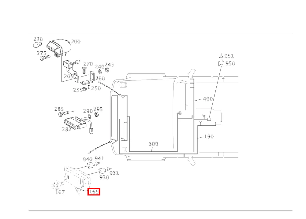 Противотуманная фара передняя для G-класса 461 Mercedes-Benz A0005447506