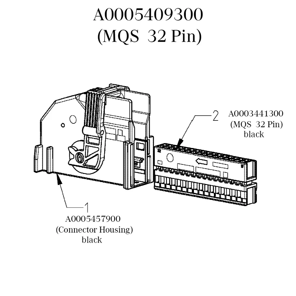 Корпус штекерного разъема Mercedes-Benz A0005457900