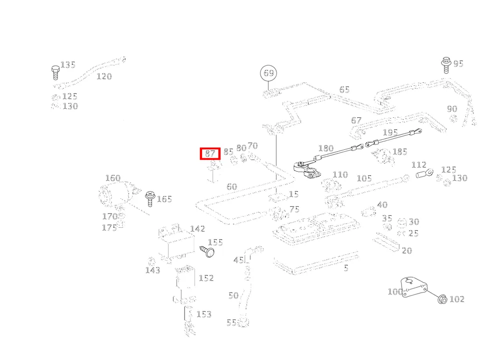 Изолирующий колпачок для G W460 Mercedes-Benz A0005458583