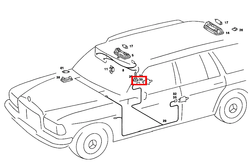 Изолирующая втулка Mercedes-Benz A000546084564