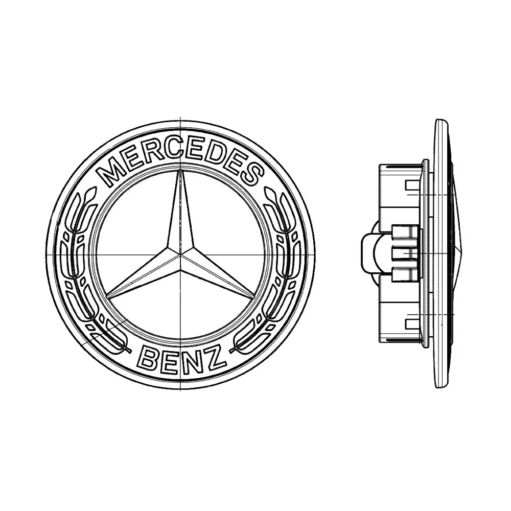 Эмблема Mercedes-Benz A0008171102