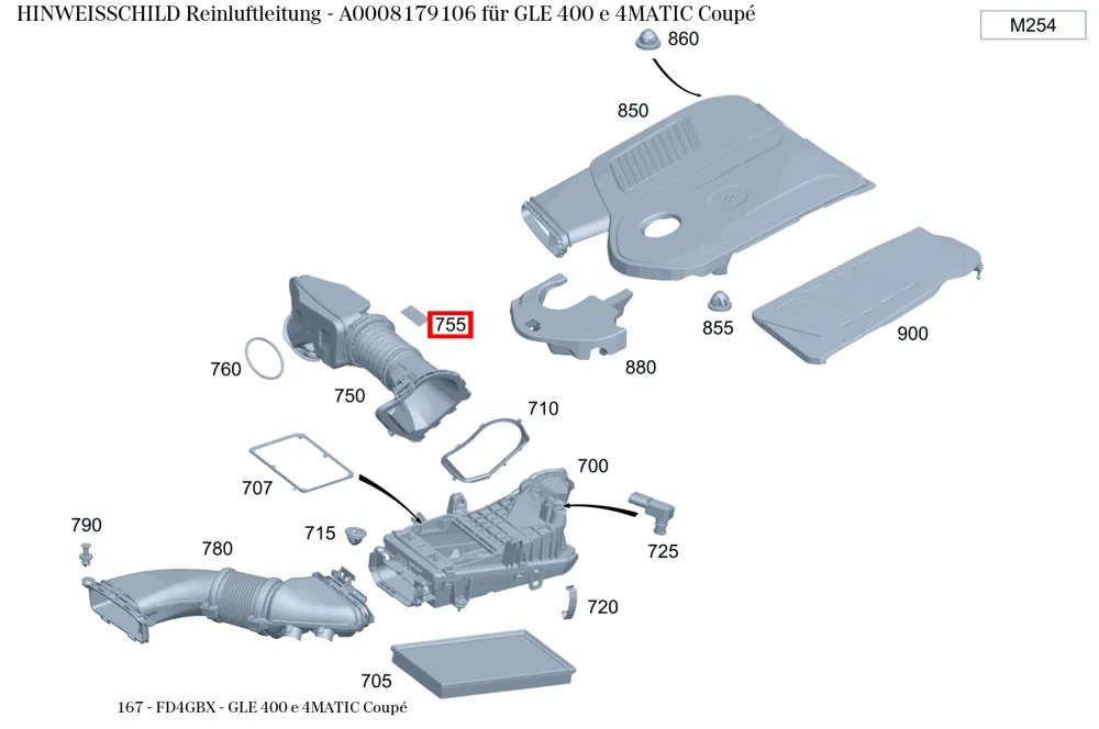 Табличка высокого напряжения Mercedes-Benz A0008179106