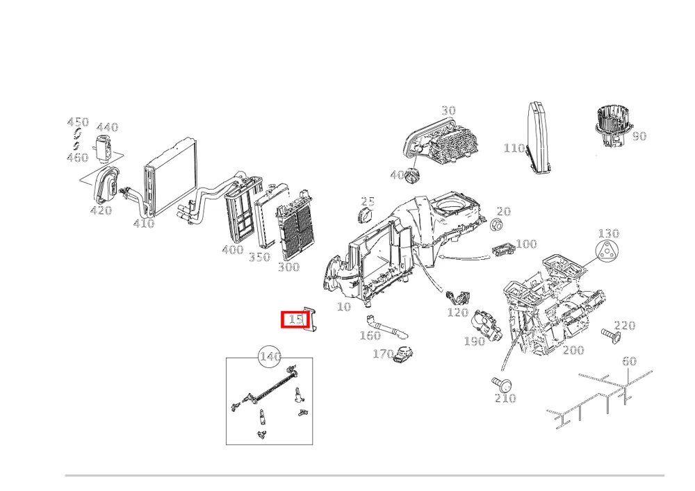 Пружинная защёлка корпуса Mercedes-Benz A0008353134