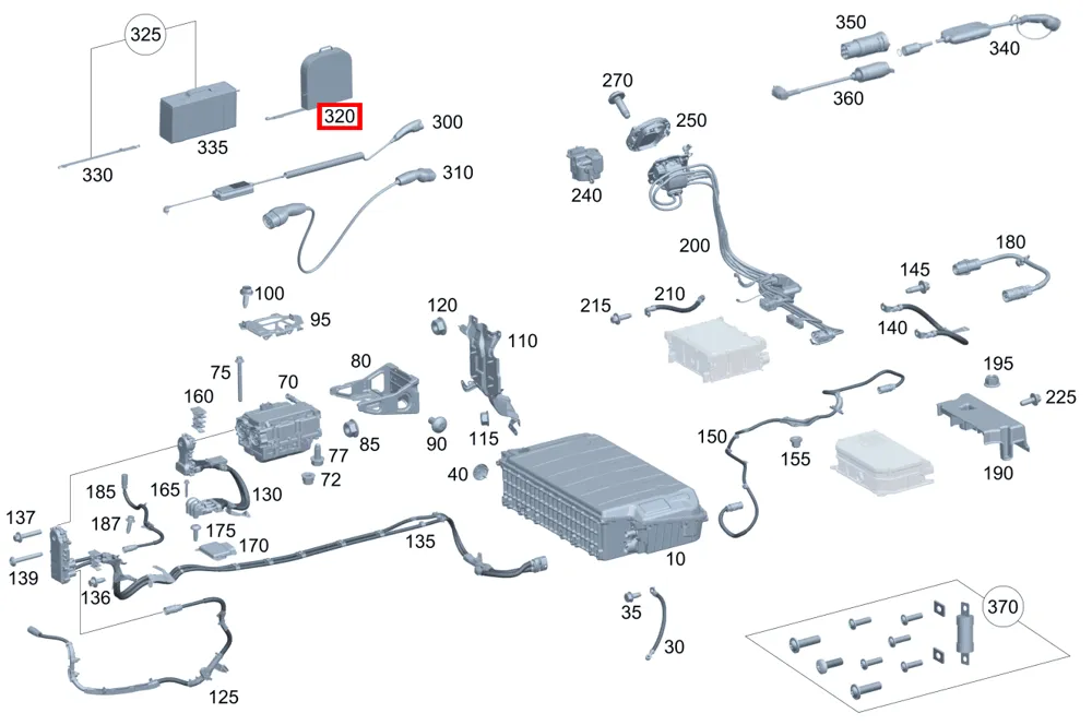 Текстильный карман Mercedes-Benz A000899120064
