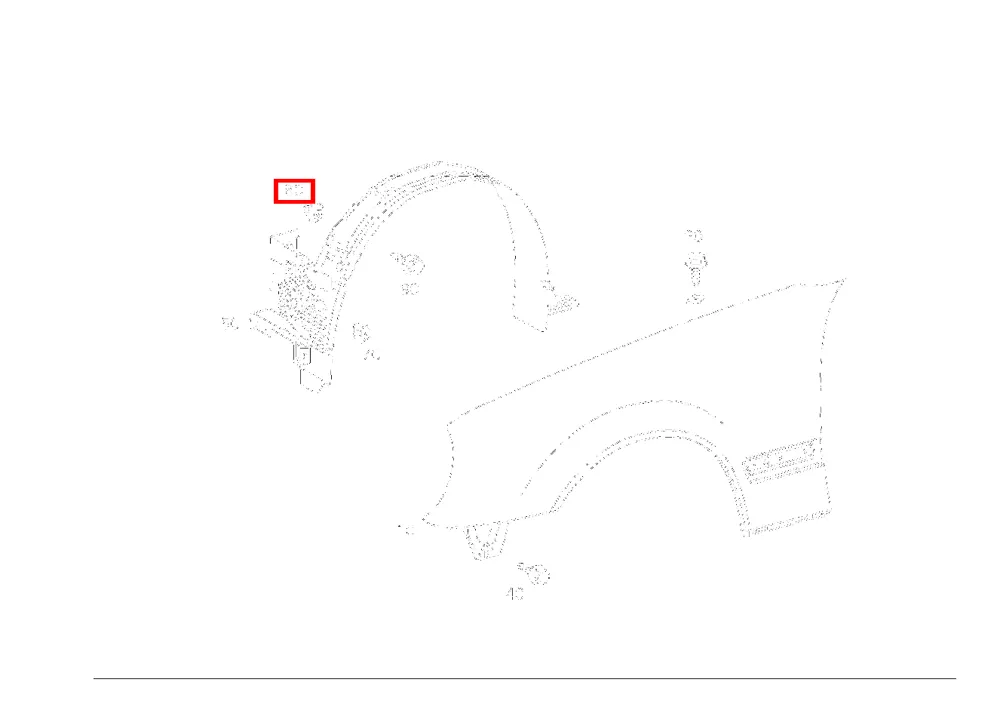 Дюбель накладки боковины правый для E-класса 210 Mercedes-Benz A0009889425