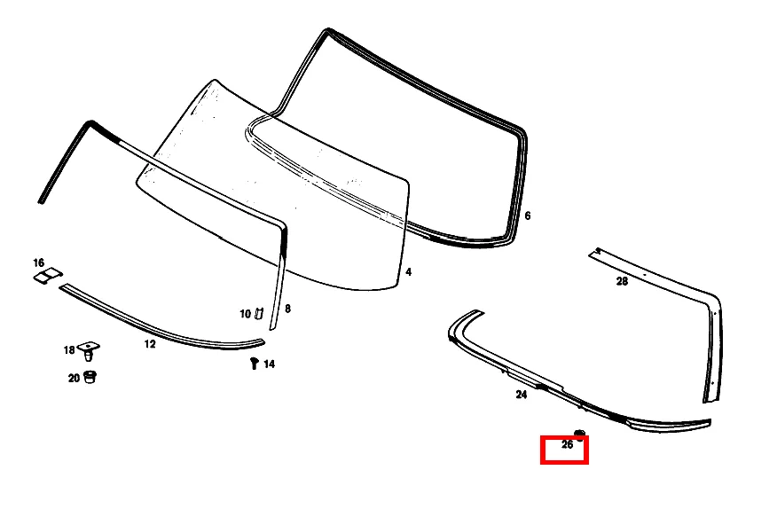 Гайка специальная для SE-класса 111 Mercedes-Benz A0009900650