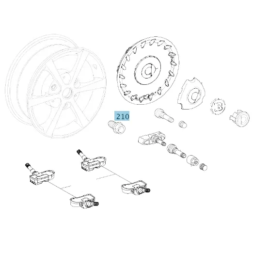 Болт с шаровым буртиком Mercedes-Benz A0009905607