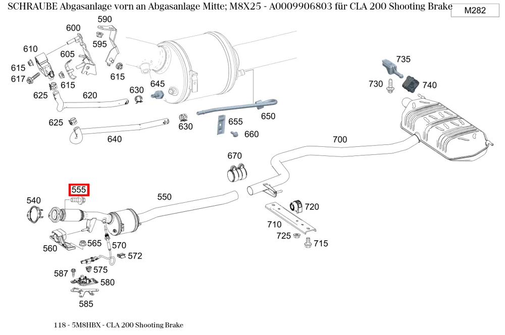 Болт Mercedes-Benz A000990680364