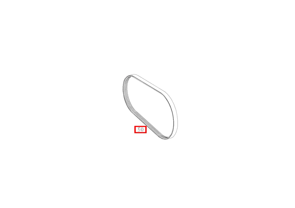 Ремень клиновой 24.92 x 2264 для G W463 Mercedes-Benz A0009930695