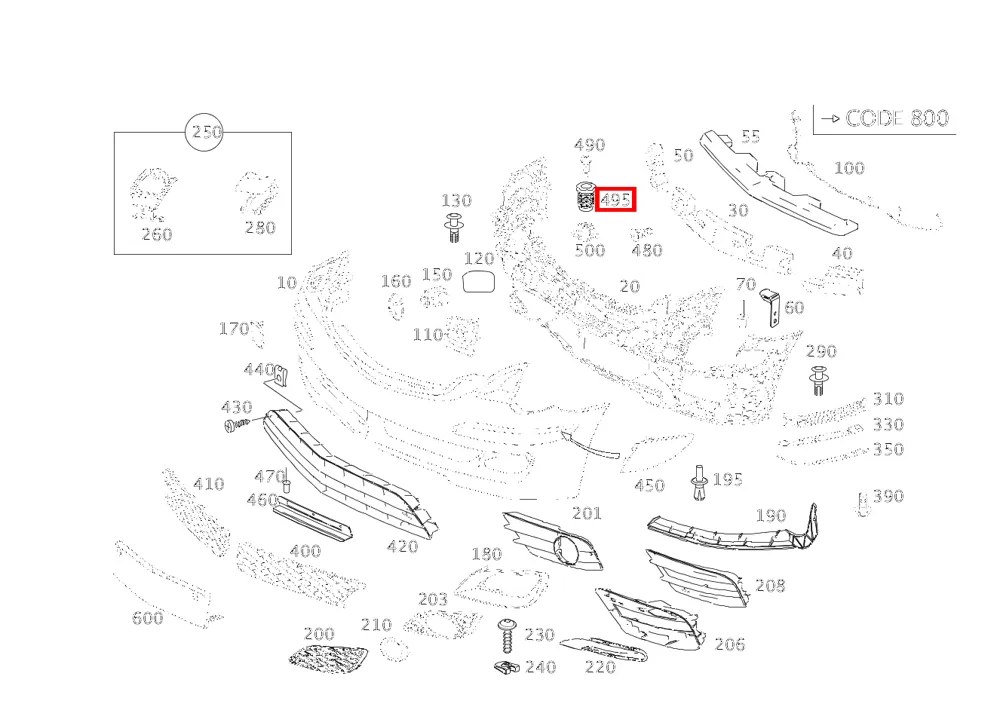 Заглушка полого болта для R-класса 251 Mercedes-Benz A0009974601
