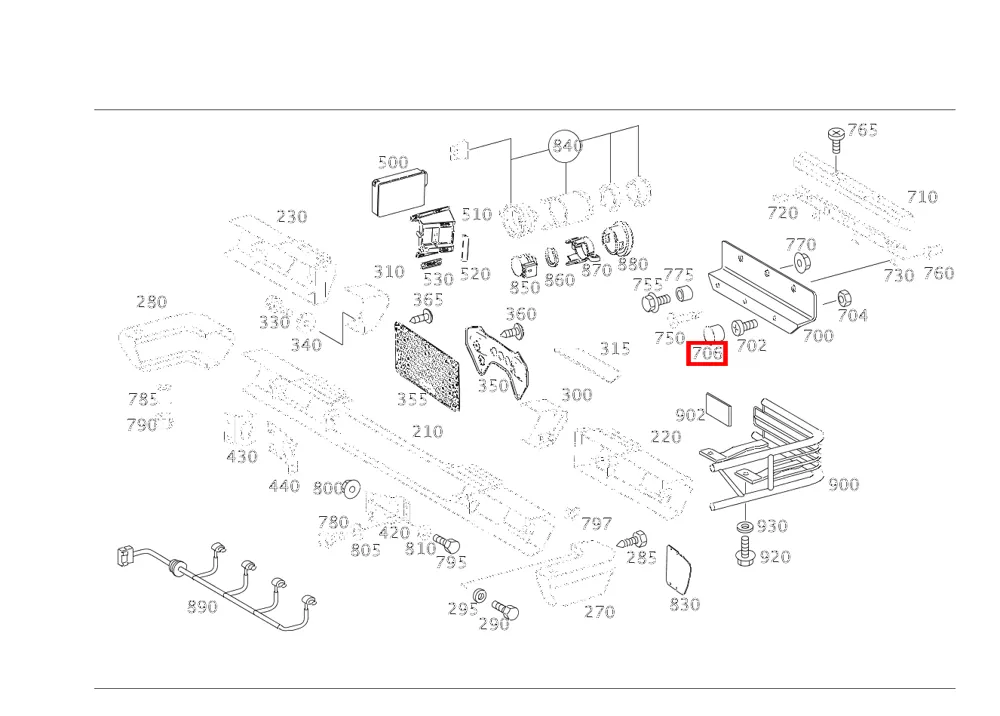 Заглушка Mercedes-Benz A00099751865B21