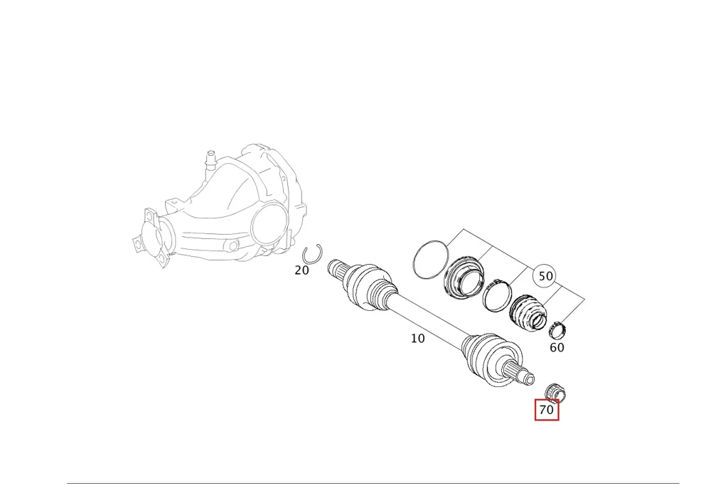Уплотнительное кольцо для G 580 с технологией Eq и G 580 Eq Mercedes-Benz A0009977124