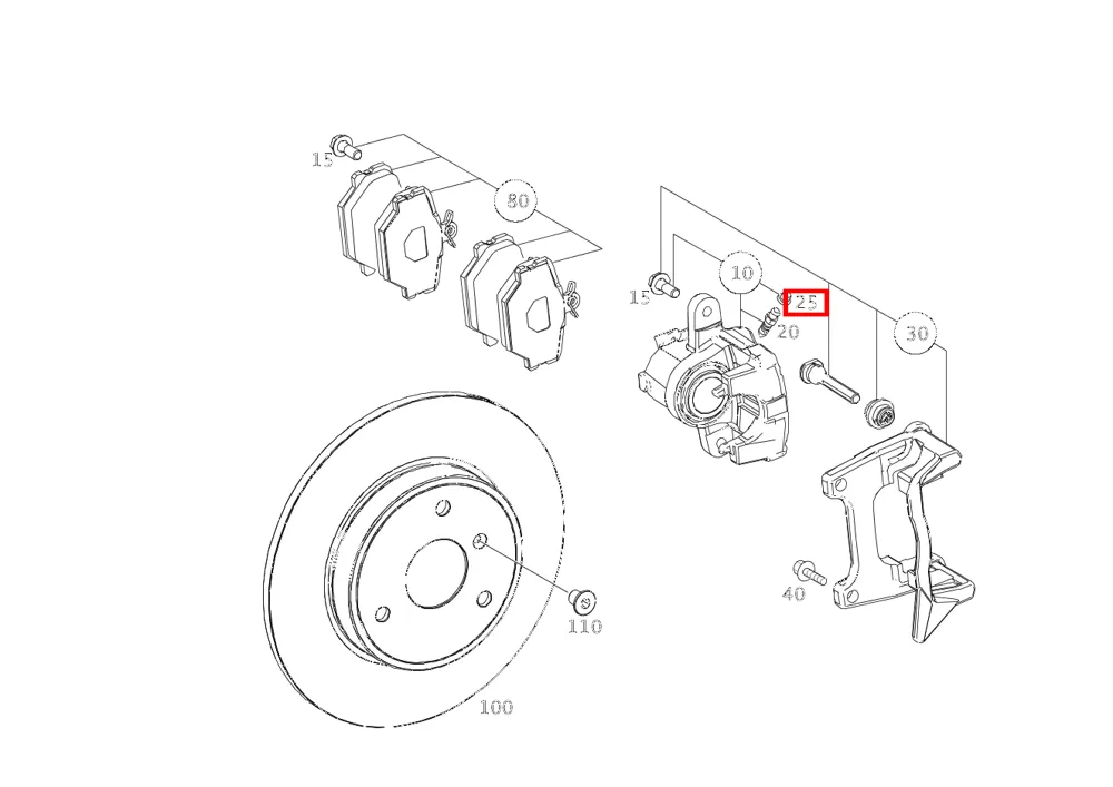 Колпачок Mercedes-Benz A000998132364