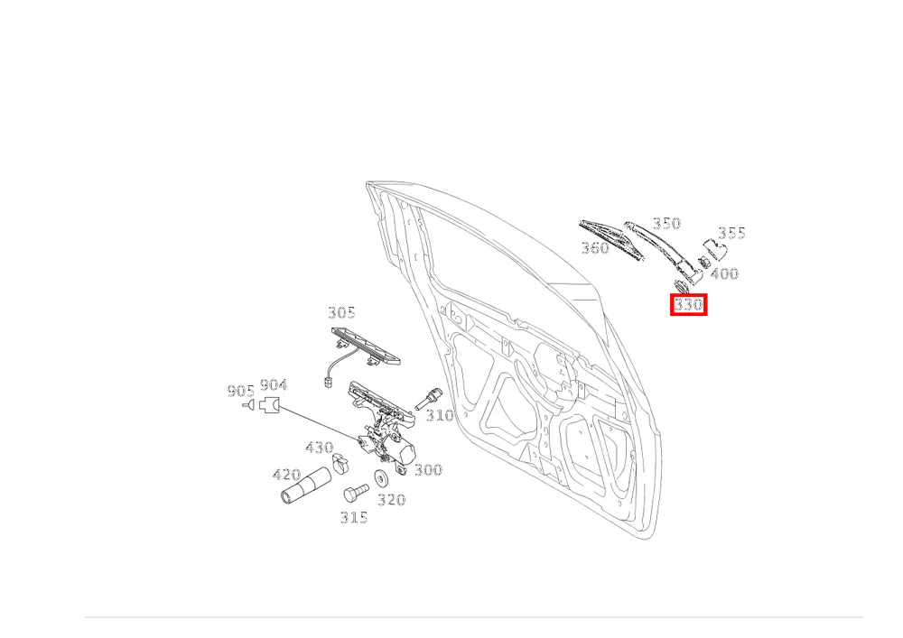 Однокнопочная втулка Mercedes-Benz A000998180164