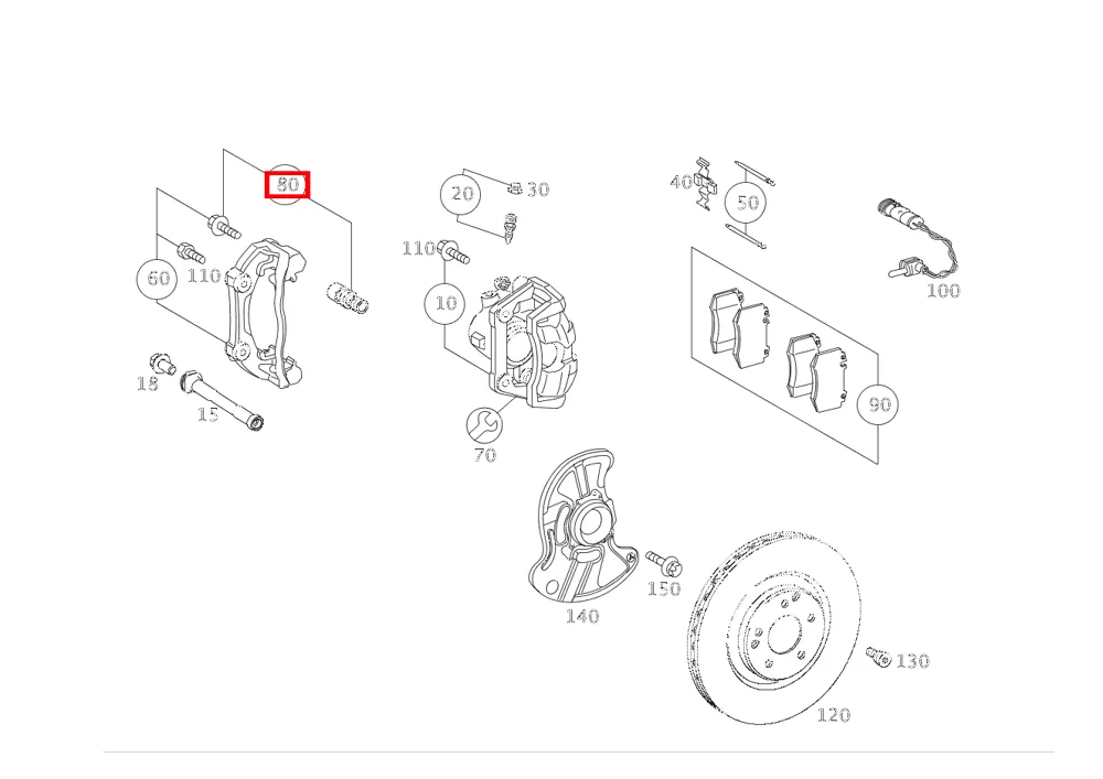 Манжета RS, пыльник Mercedes-Benz A0014210486