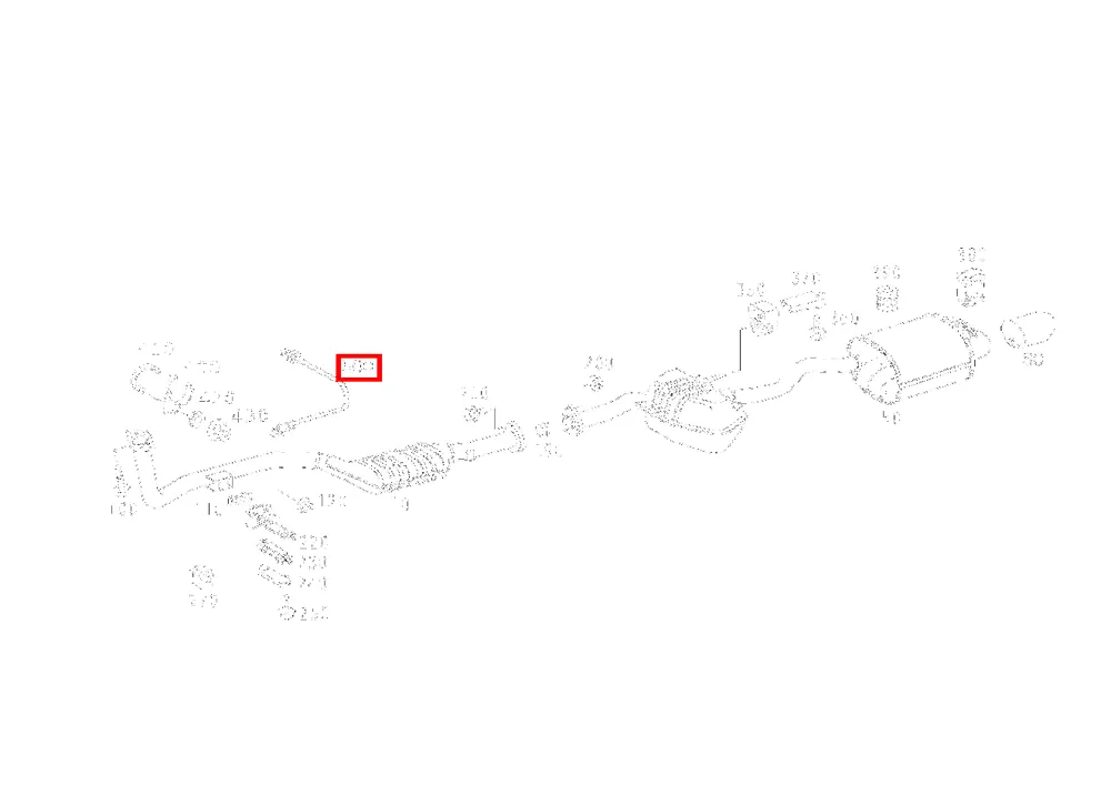 Лямбда-зонд Mercedes-Benz A001540381706