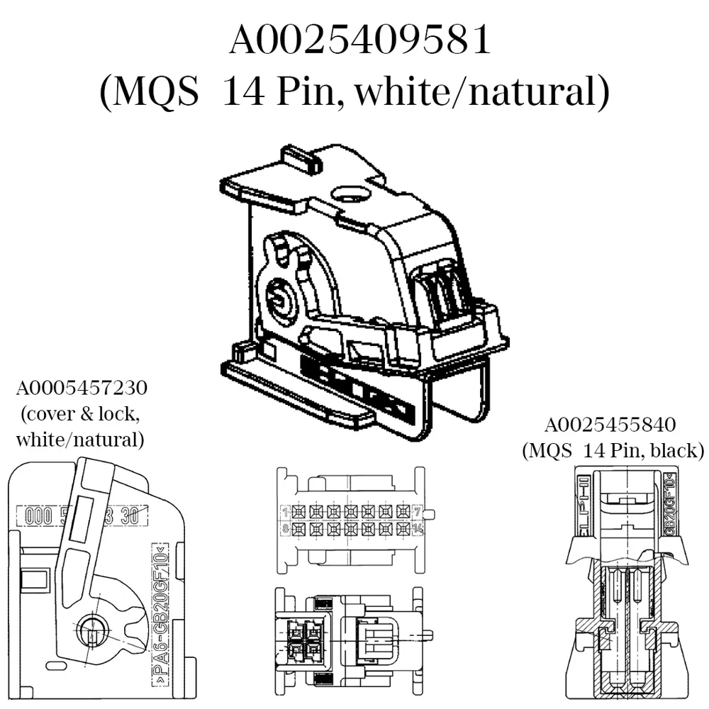 Розетка Mercedes-Benz A0025409581