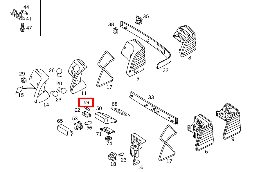 Штекерный контакт 2,5 мм Mercedes-Benz A0115451628