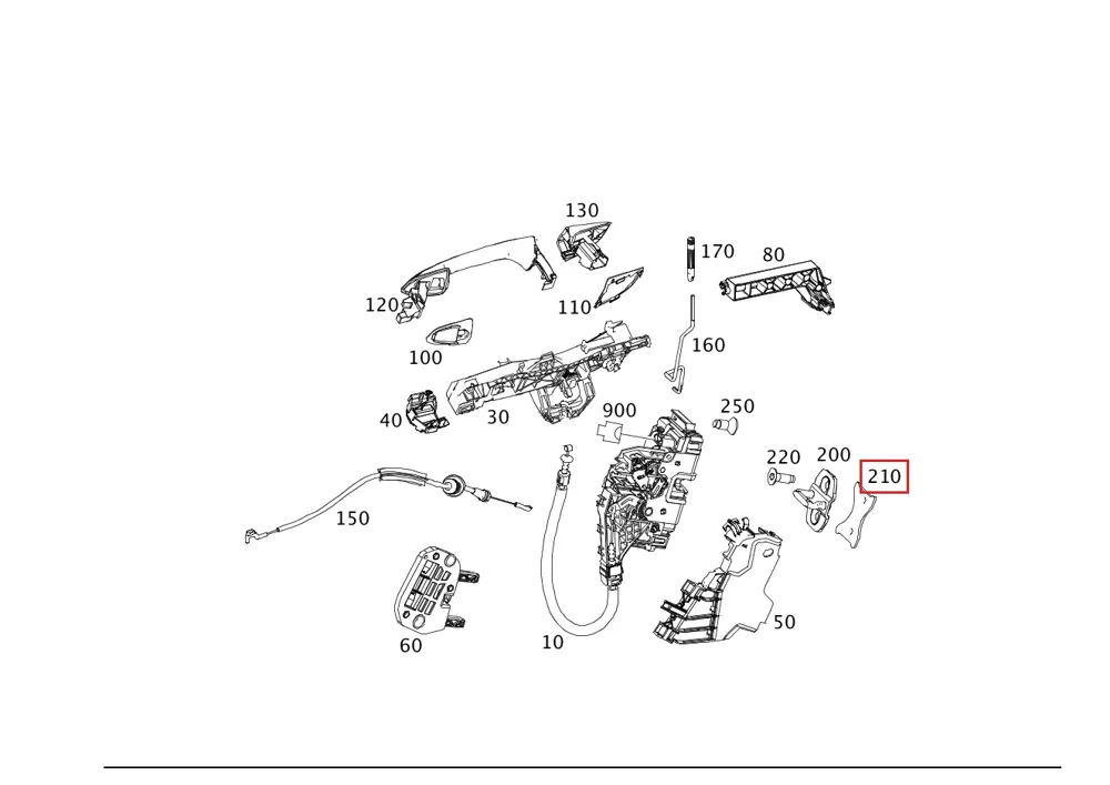 Опорный кронштейн педального узла Mercedes-Benz A0997600106
