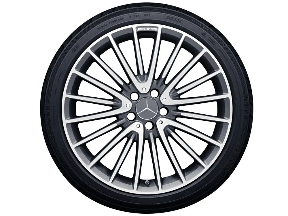 Колёсный диск AMG многоспицевый 20" 8J x 20 ET43,5 серый титан Mercedes-Benz A15640129007X21