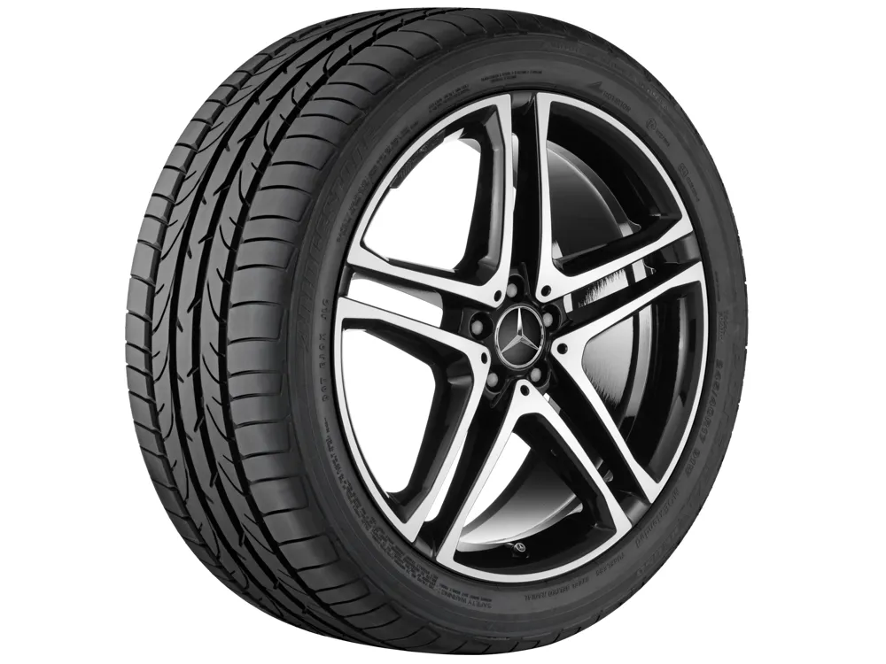 Колёсный диск AMG 5 двойных спиц 21" 9J x 21 ET53 Mercedes-Benz A16640124027X23