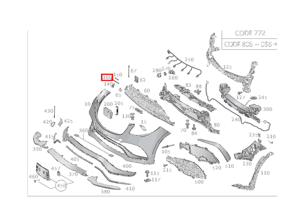 Прокладка промежуточная Mercedes-Benz A166889009564