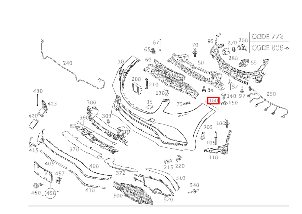Прокладка промежуточная Mercedes-Benz A166889039564