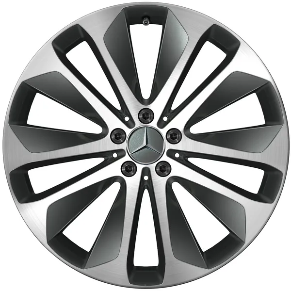 Колёсный диск 10 спиц 20" 8,5J x 20 ET55,5 серый Himalaya с проточкой Mercedes-Benz A16740107007X21