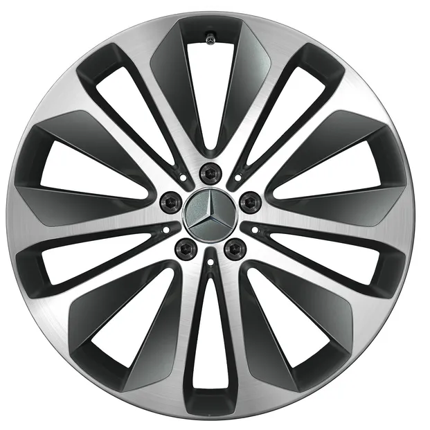 Колёсный диск 10 спиц 20" 8,5J x 20 ET42 серый Himalaya с проточкой Mercedes-Benz A16740108007X21
