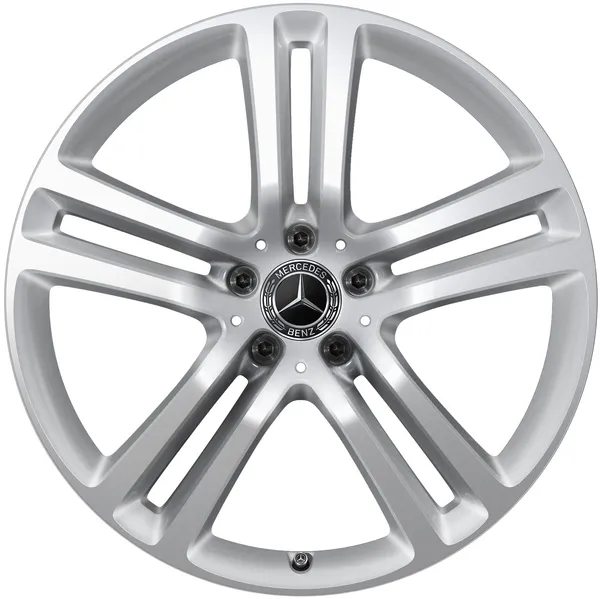 Колёсный диск 5 двойных спиц 20" 8,5J x 20 ET42 ванадиевое серебро Mercedes-Benz A16740125007X45