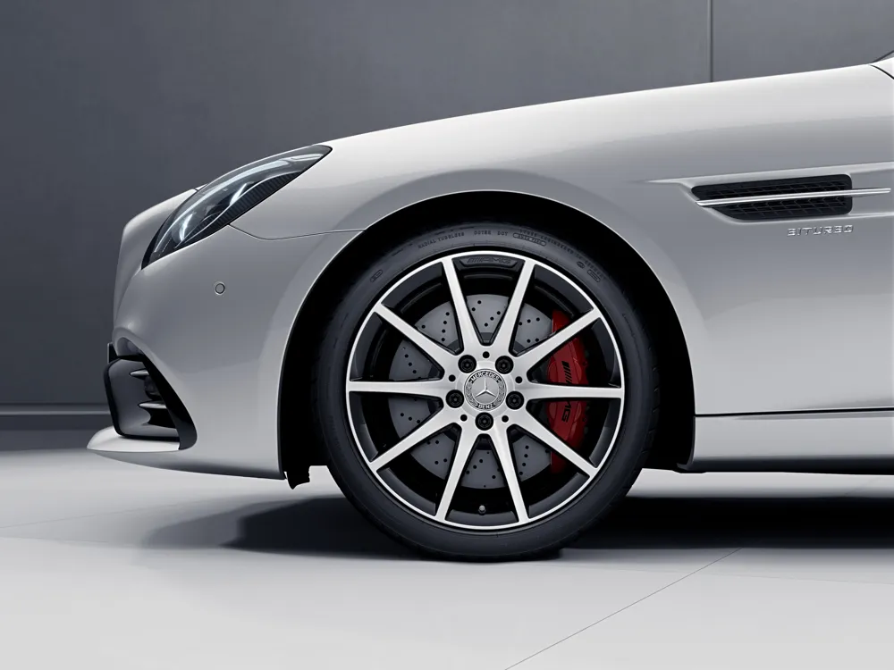 Колёсный диск AMG 10 спиц 18" 8J x 18 ET43 чёрный Mercedes-Benz A17240130027X23