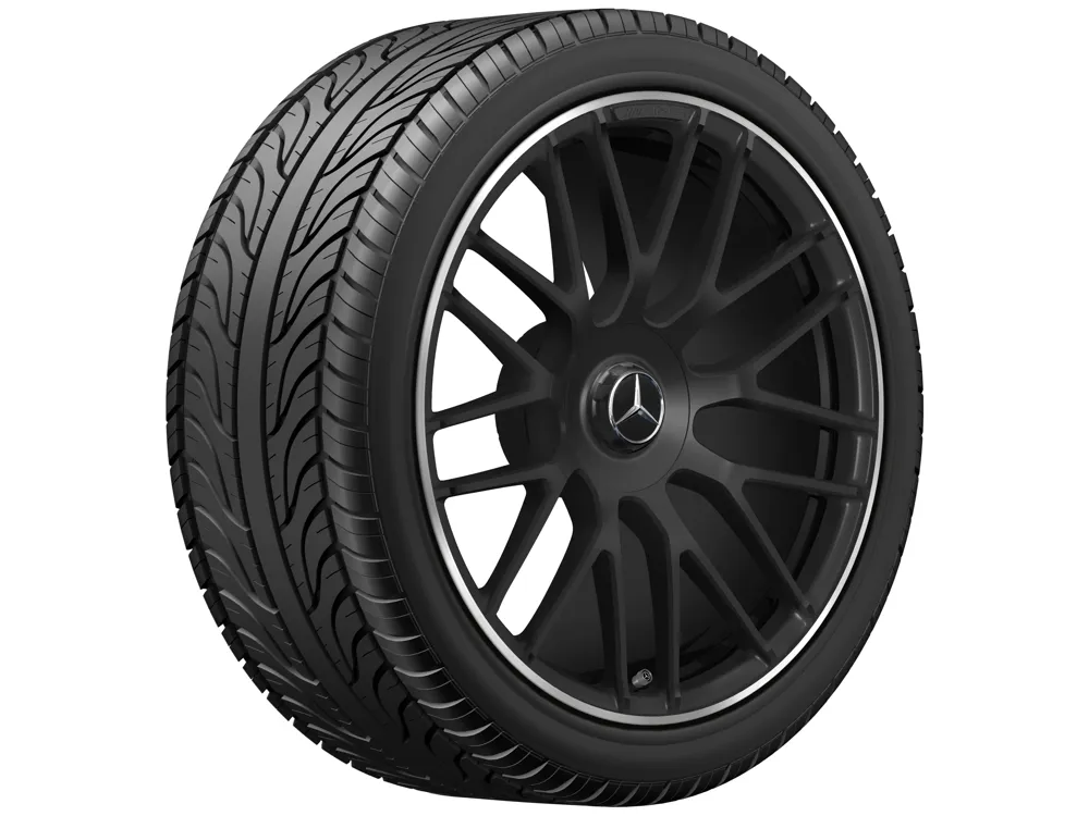 Кованый диск AMG Cross Spoke 20" 11J x 20 ET68 чёрный матовый Mercedes-Benz A19040108007X71