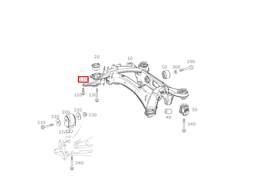 Упорная пластина Mercedes-Benz A205352080064