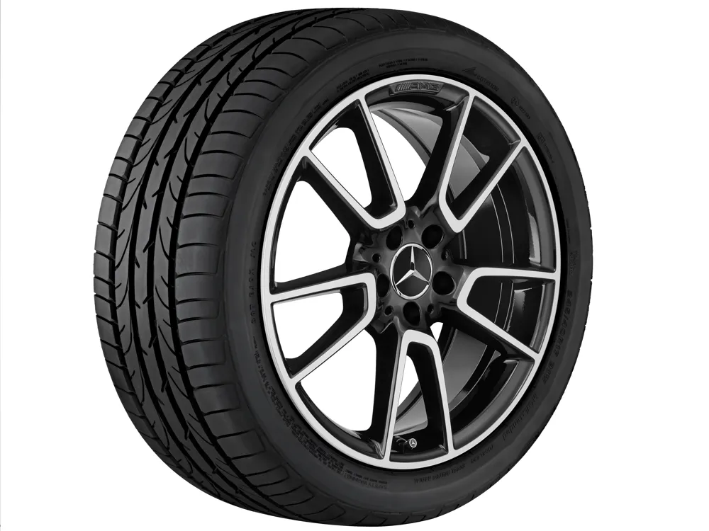 Колёсный диск AMG 5 двойных спиц 19" 7,5J x 19 ET33 чёрный с проточкой Mercedes-Benz A20540149007X23