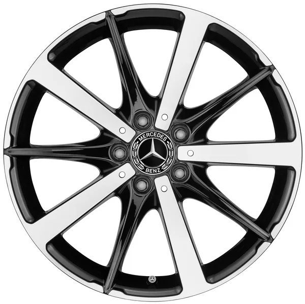 Колёсный диск 10 спиц 18" 8,5J x 18 ET56 чёрный с проточкой Mercedes-Benz A20540194007X23