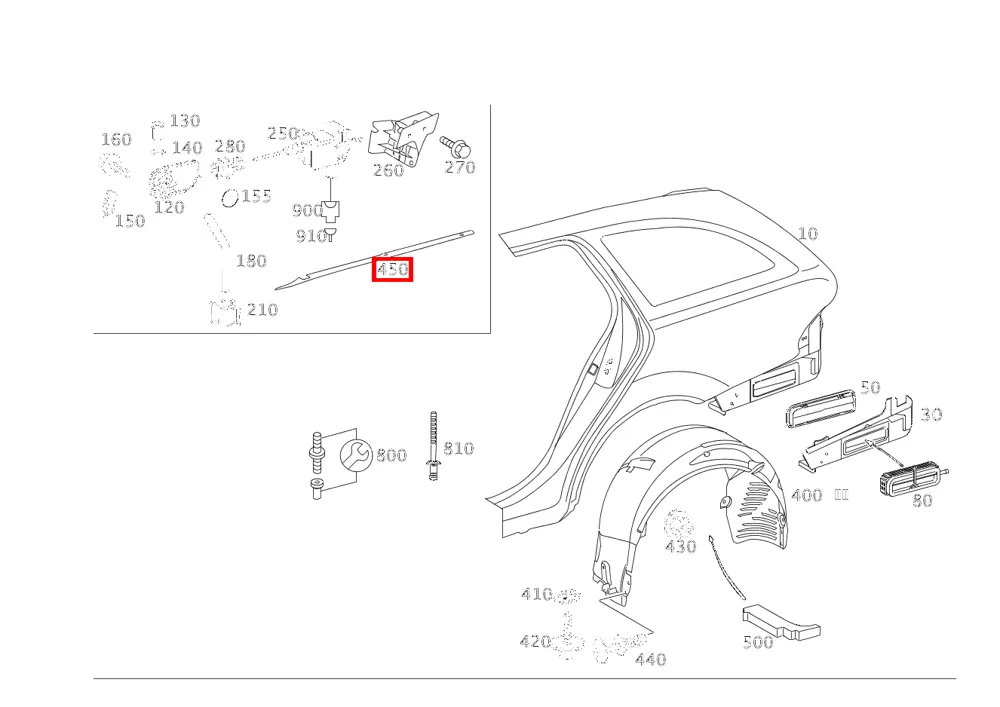 Прокладка промежуточная Mercedes-Benz A211889129564