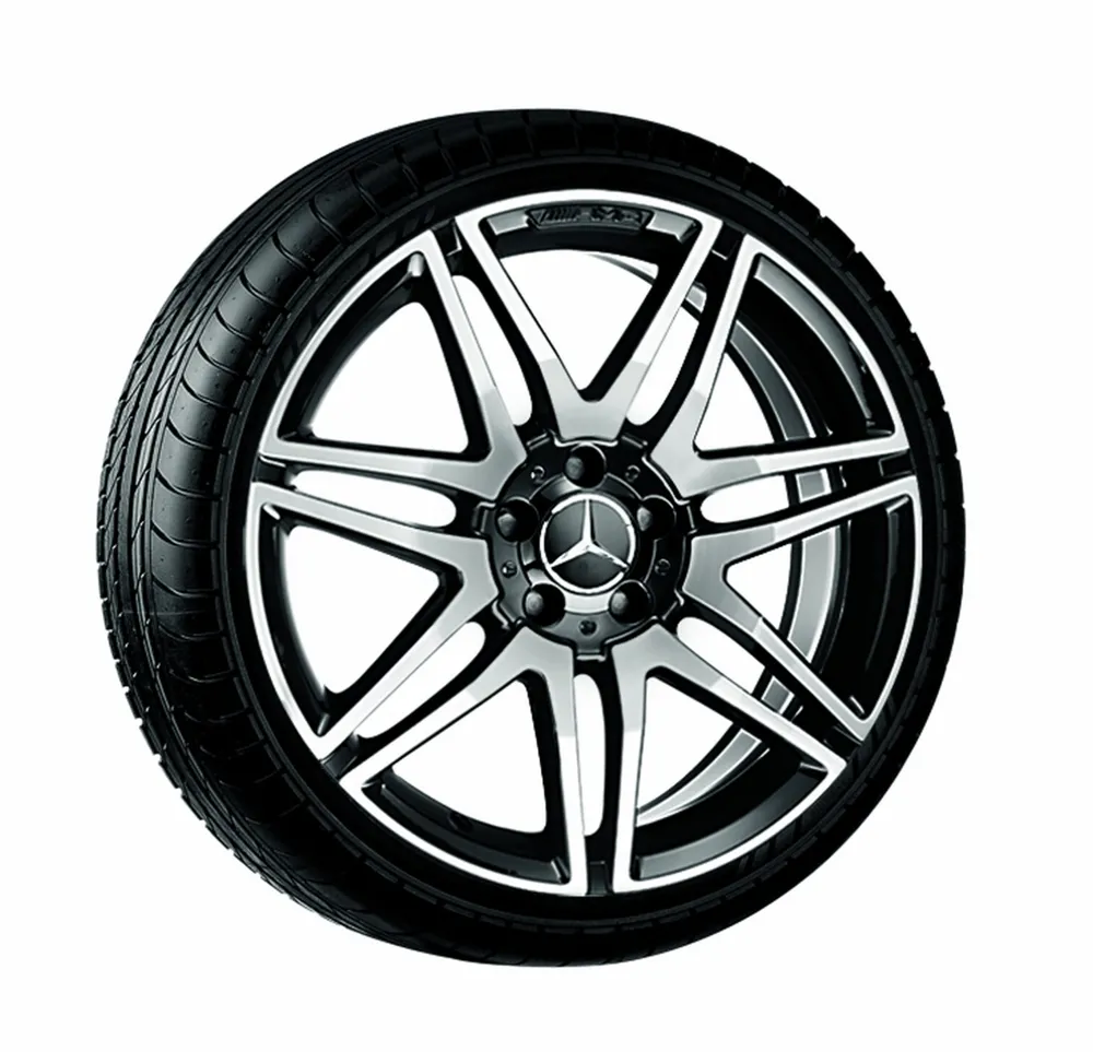 Колёсный диск AMG 7 двойных спиц 19" 8,5J x 19 ET44 чёрный Mercedes-Benz A21240119007X23