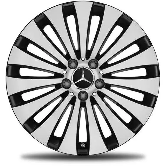 Колёсный диск многоспицевый 18" 8J x 18 ET43 чёрный с проточкой Mercedes-Benz A21340115007X23