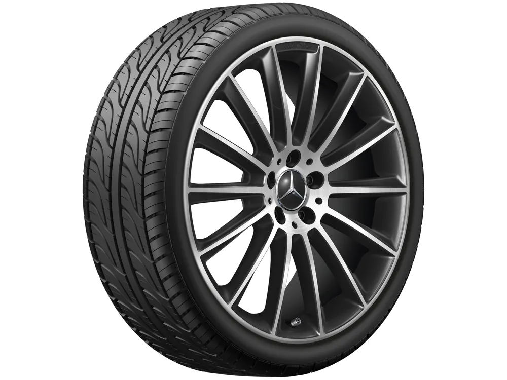 Колёсный диск AMG многоспицевый 20" 8J x 20 ET43 чёрный Mercedes-Benz A21340122007X23