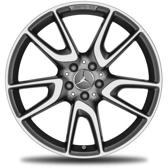 Колёсный диск AMG 5 двойных спиц 20" 8J x 20 ET20 серый титан Mercedes-Benz A21340140007X21