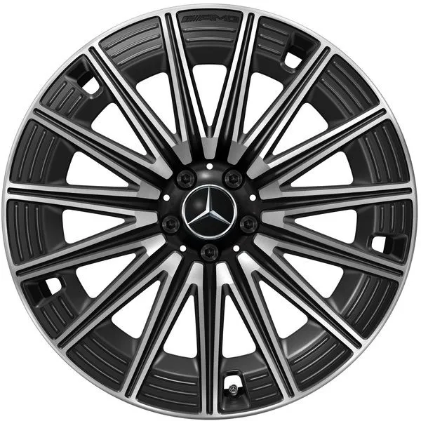 Колёсный диск AMG многоспицевый 21" 9,5J x 21 ET51 чёрный с проточкой Mercedes-Benz A21440108007X23