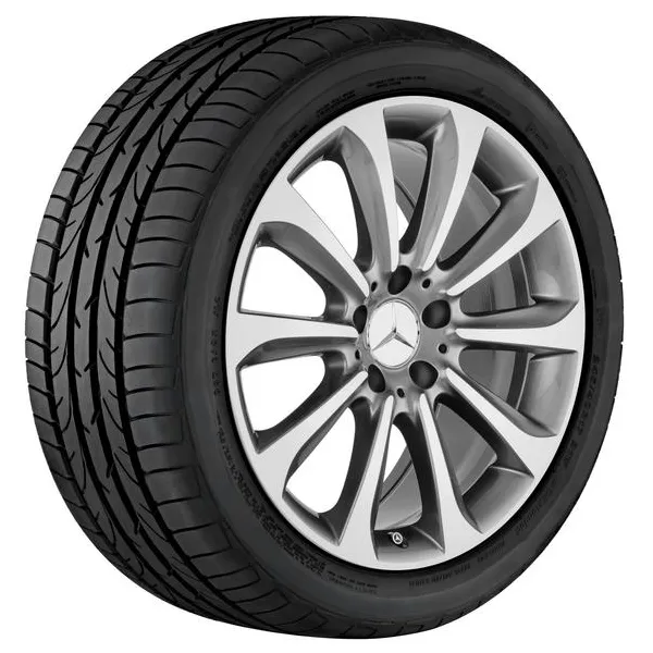 Колёсный диск 10 спиц 18" 8,5J x 18 ET34,5 серый Himalaya с проточкой Mercedes-Benz A21840106007X21