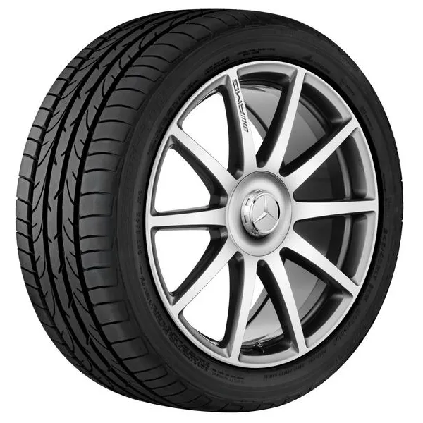 Кованый диск AMG 10 спиц 20" 9,5J x 20 ET39 серый титан с проточкой Mercedes-Benz A22240107007X21