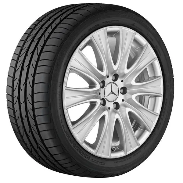 Колёсный диск 10 спиц 18" 8J x 18 ET41 ванадиевое серебро Mercedes-Benz A22240109027X45